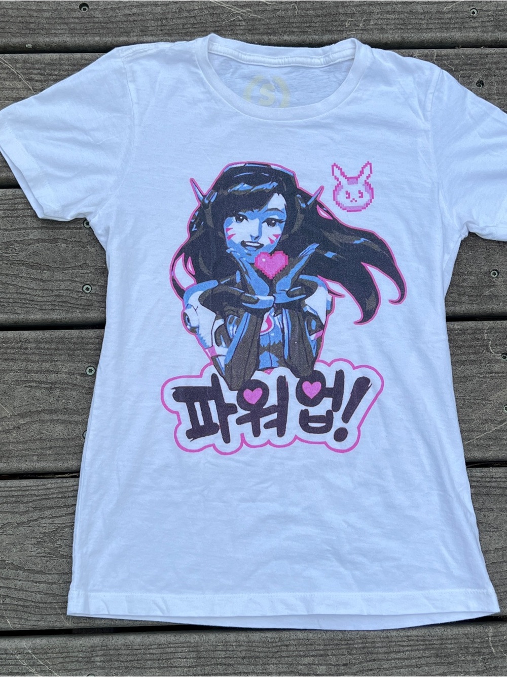 Teepublic: Overwatch DVa Cotton Graphic Tee. Women’s Size Small.